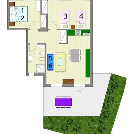 Riva Faggeto Appartement *